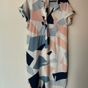 So cute blue white and pink dress